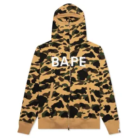 1st Camo Full Zip Hoodie - Yellow