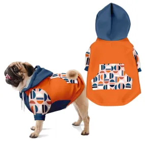 70's Style Athletic Dog Zip Up