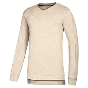 adidas Men's Cream Melange/White Game Mode Coaches Sweater