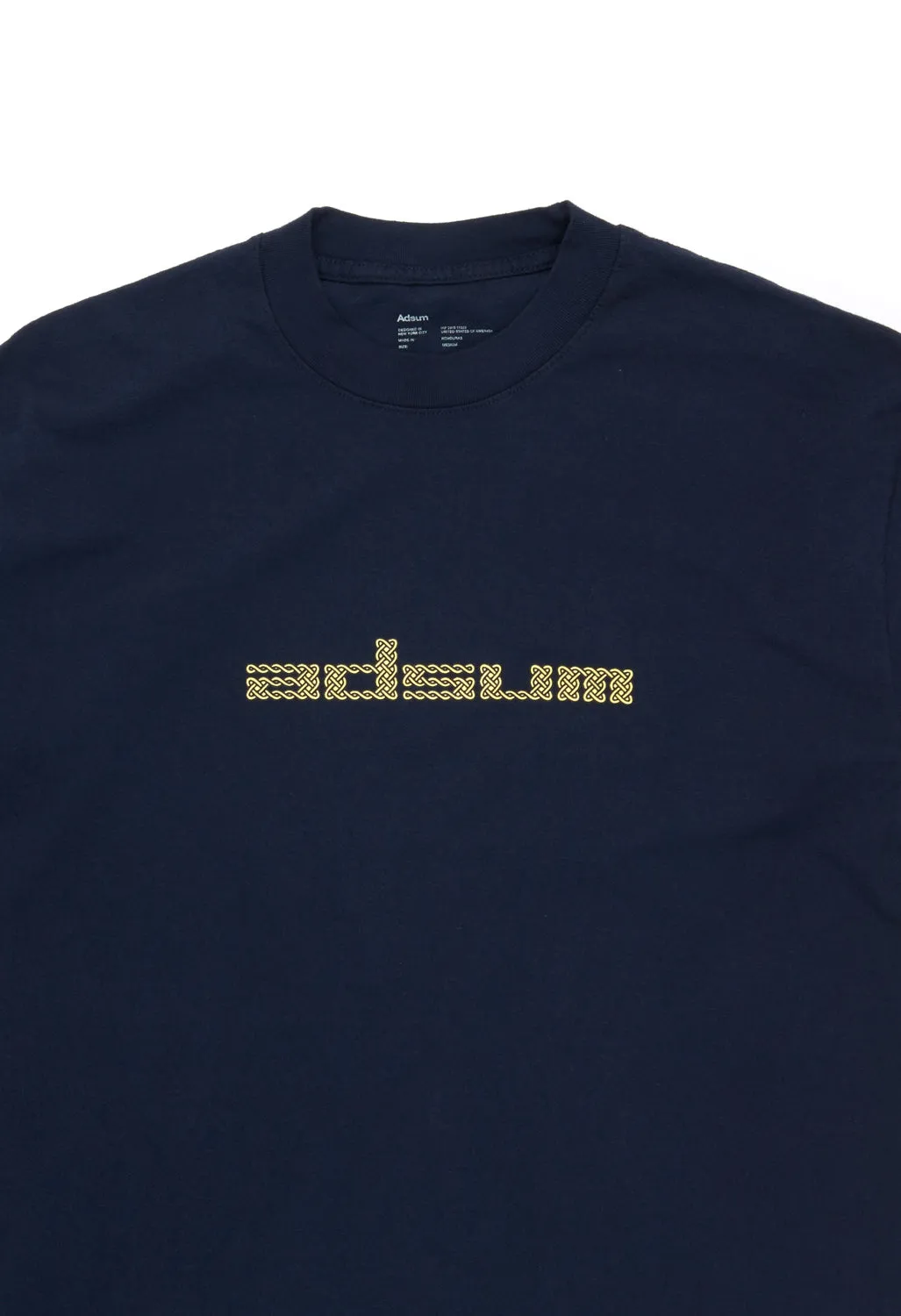 Adsum Men's Braid Tee - Navy