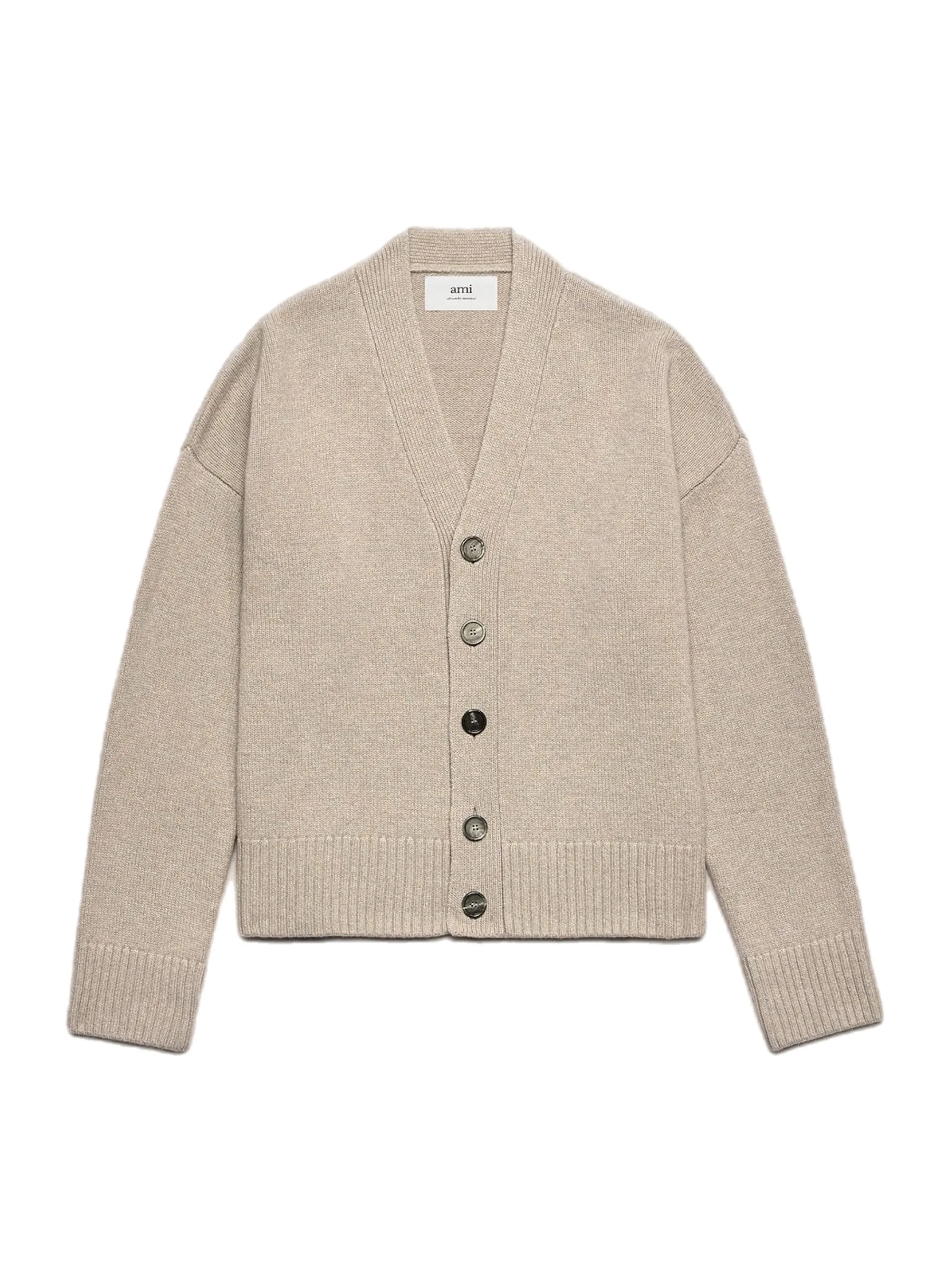 ami Paris Wool Cashmere Cardigan UKC110.KN0028