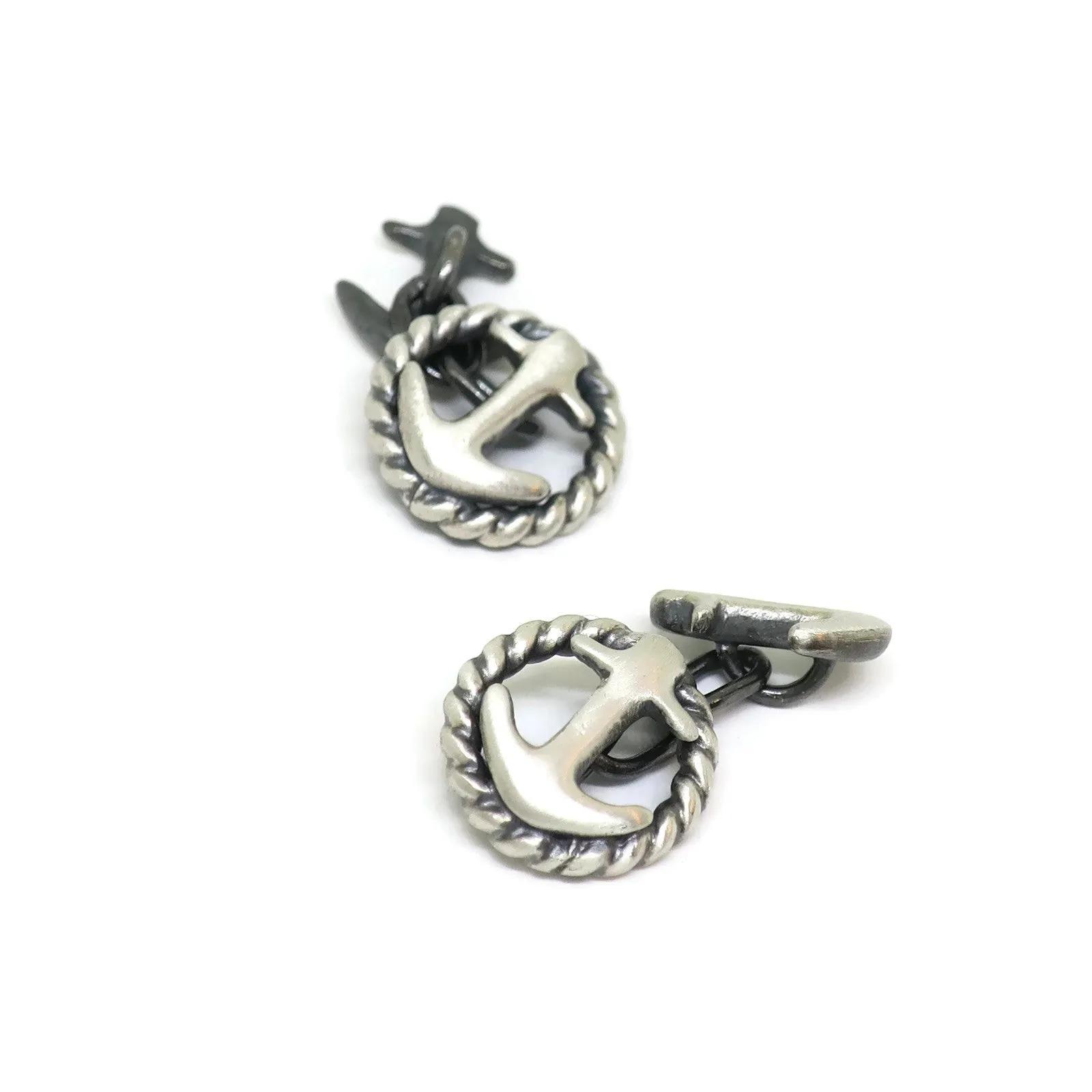 anchor cufflinks