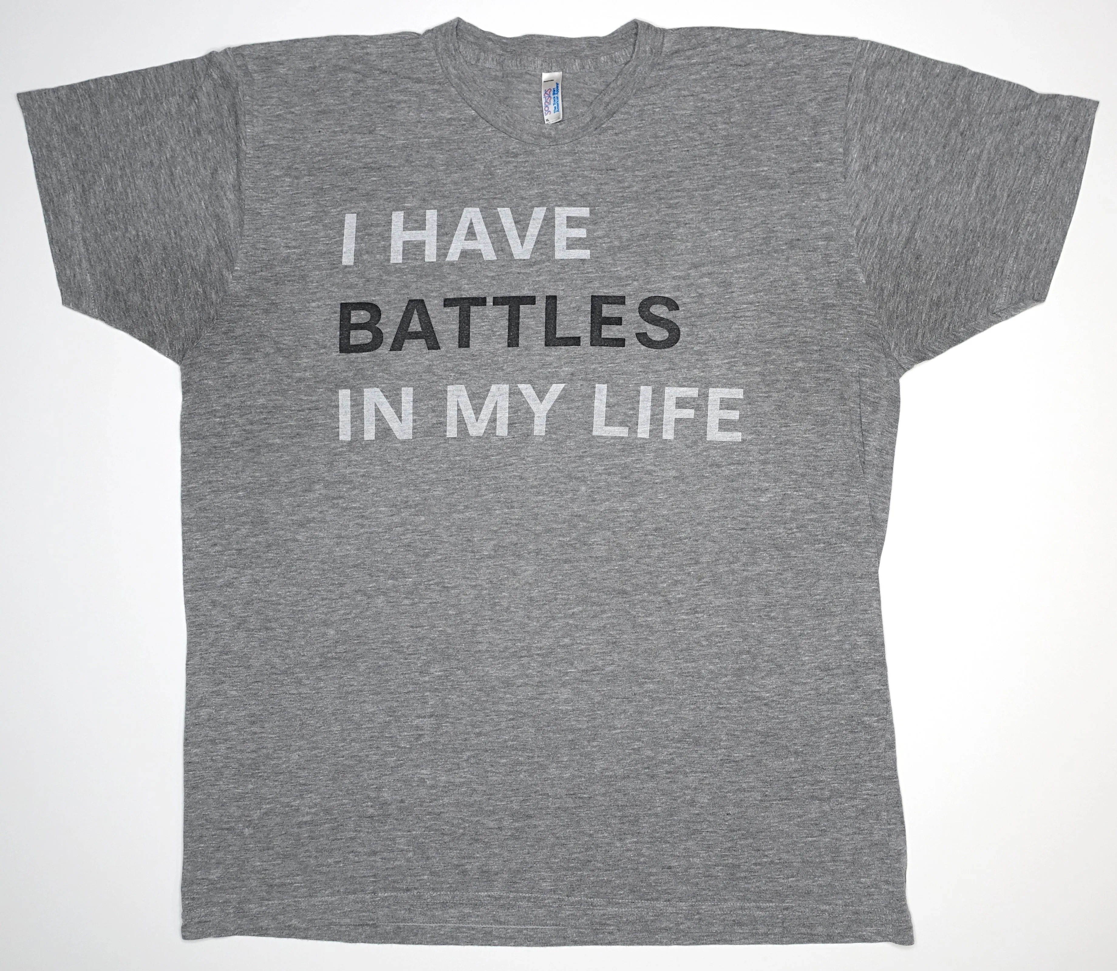 Battles - I Have Battles In My Life Tour Shirt Size XL / Large