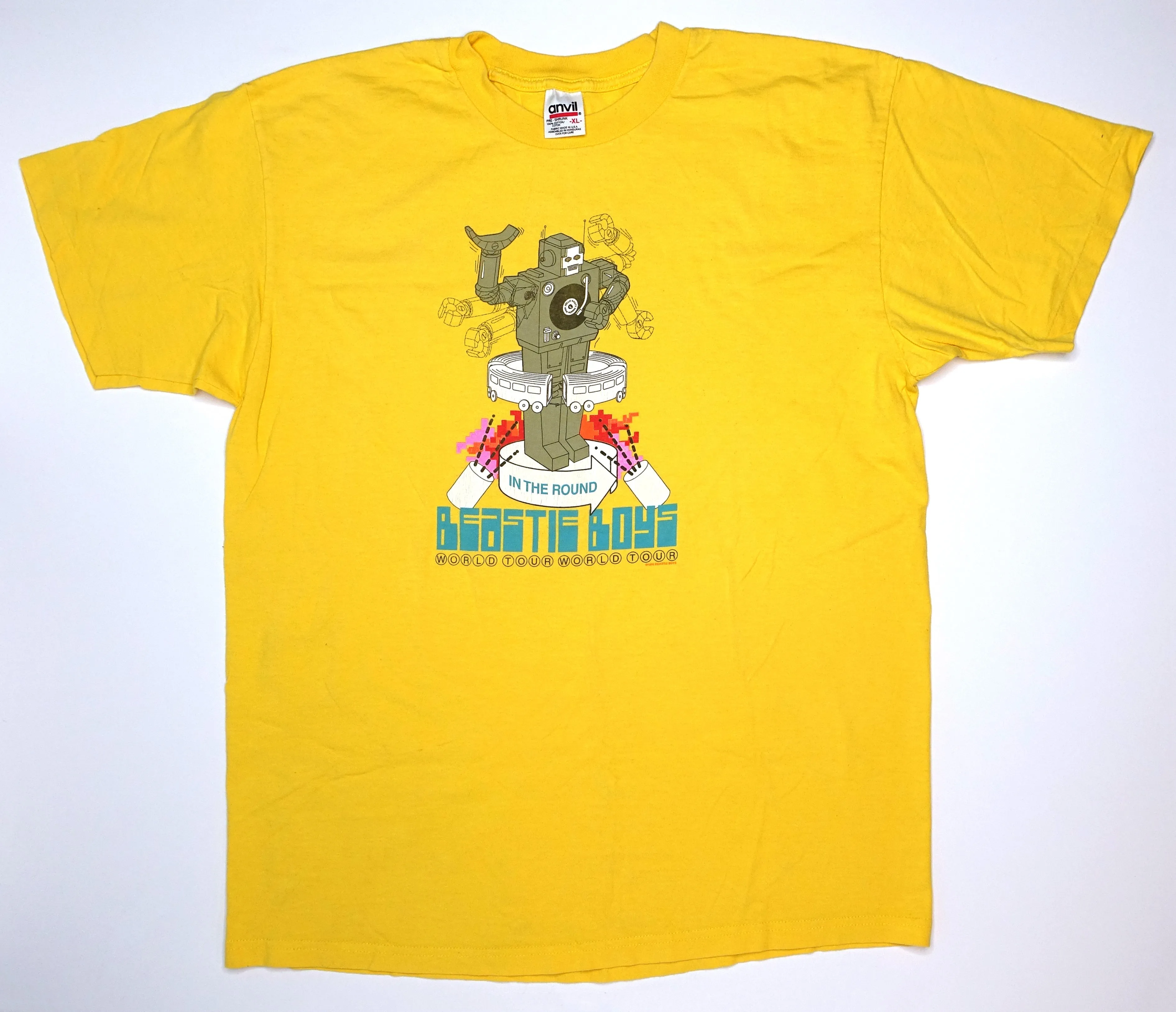 Beastie Boys - In The Round Hello Nasty 1998 Tour Shirt Size XL