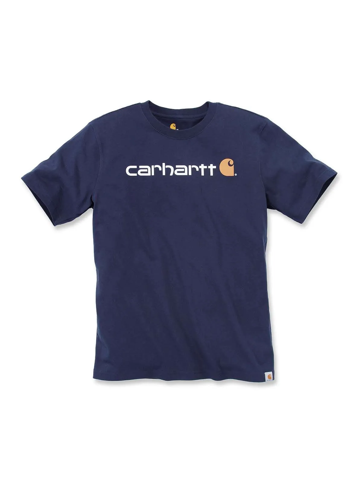 Carhartt&#x20;103361&#x20;Core&#x20;Logo&#x20;s&#x2F;s&#x20;T-Shirt&#x20;-&#x20;Navy