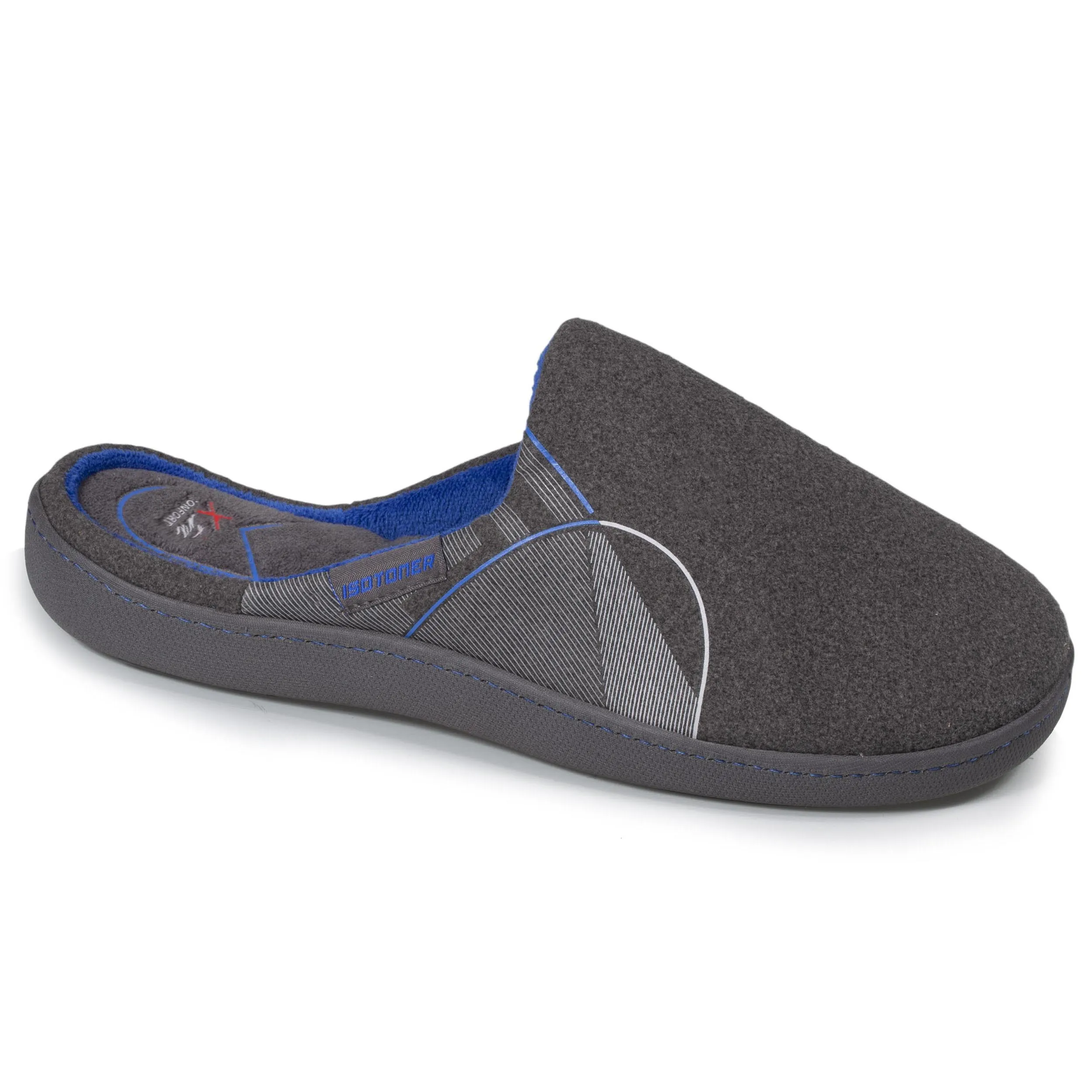 Chaussons mules XTRA confort Homme Gris