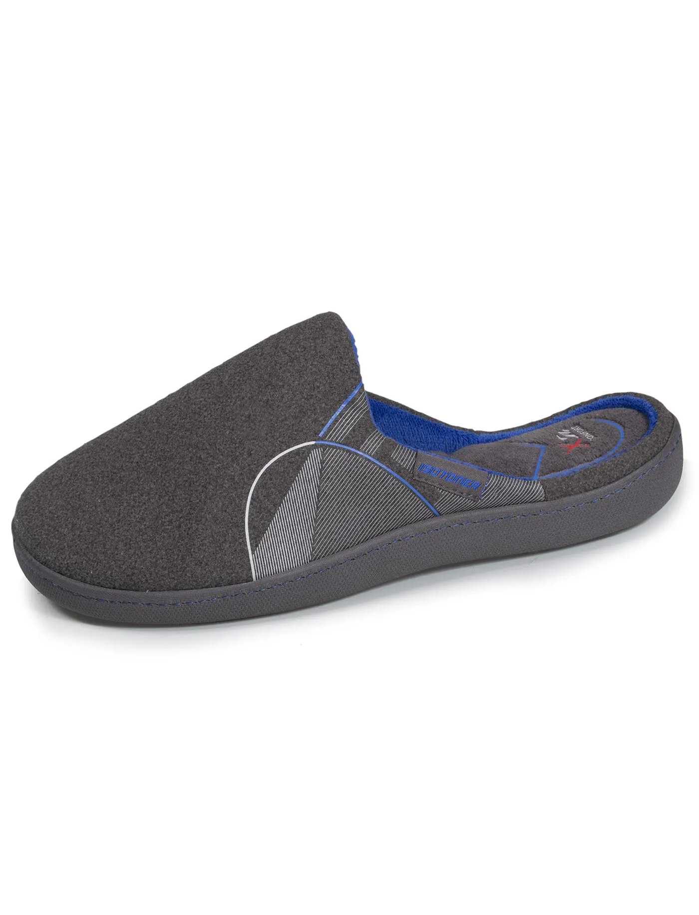 Chaussons mules XTRA confort Homme Gris