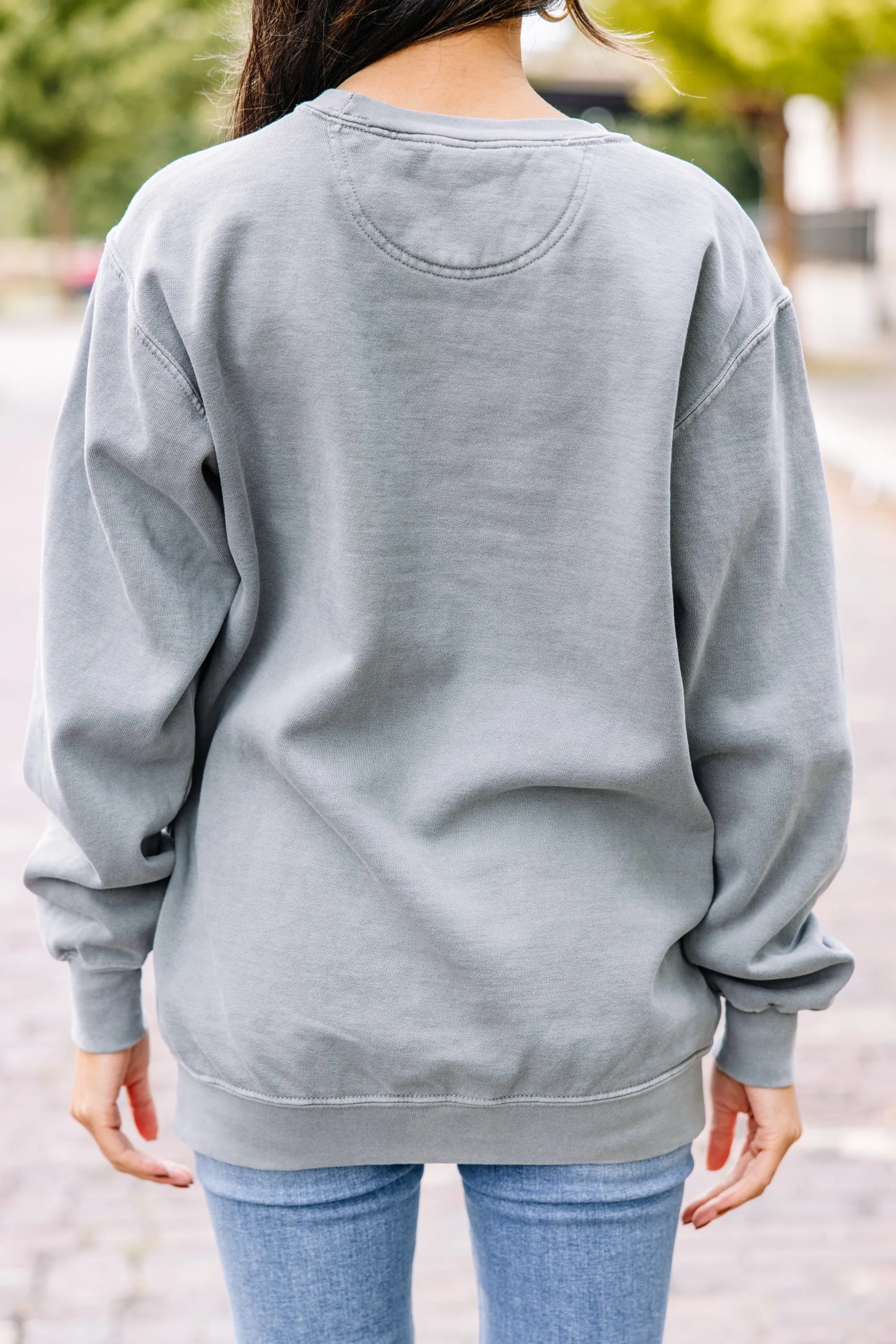 Comfort Colors: Sunday Scaries Gray Graphic Sweatshirt