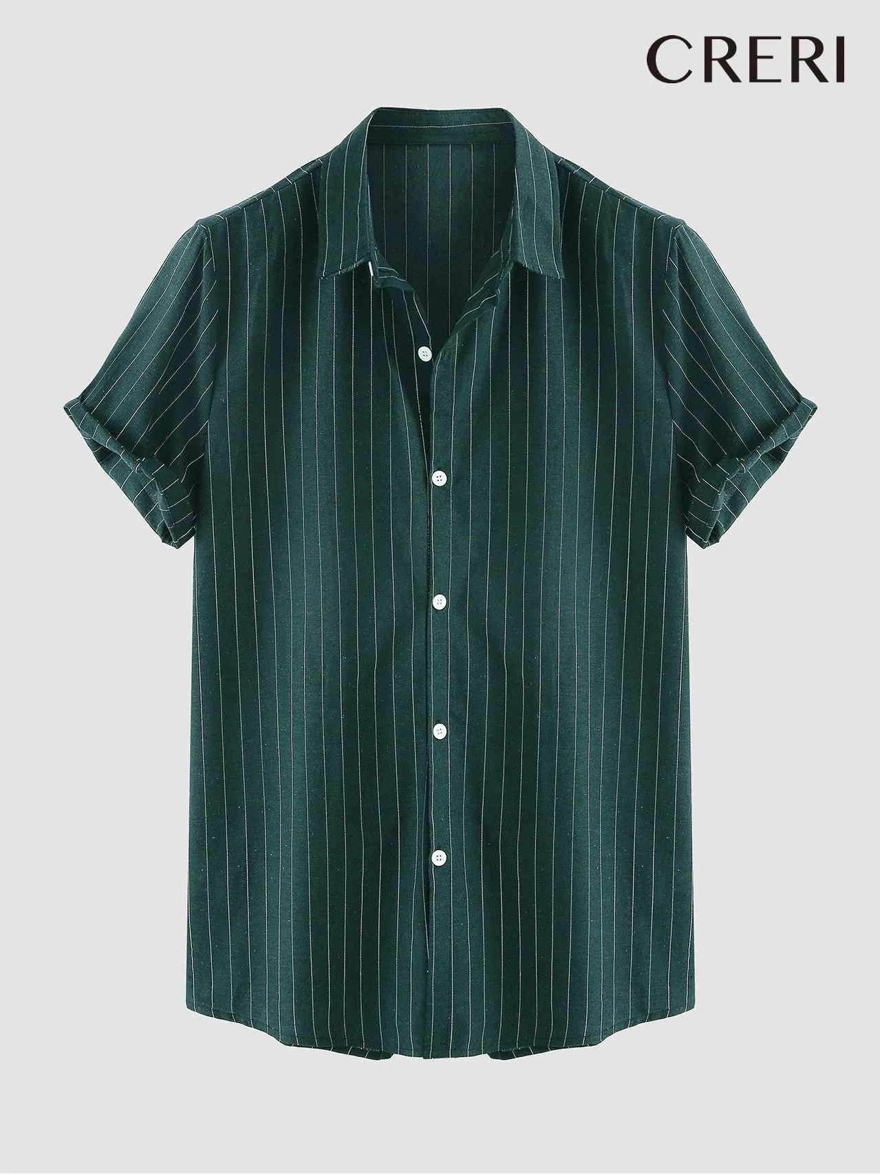 CRERI Regular Fit Stripes Shirts