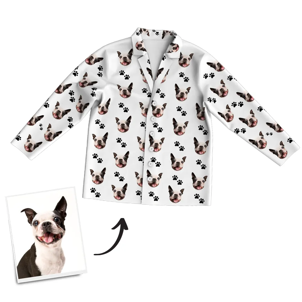 Custom Dog Photo Pajama Pants, Sleepwear, Nightwear