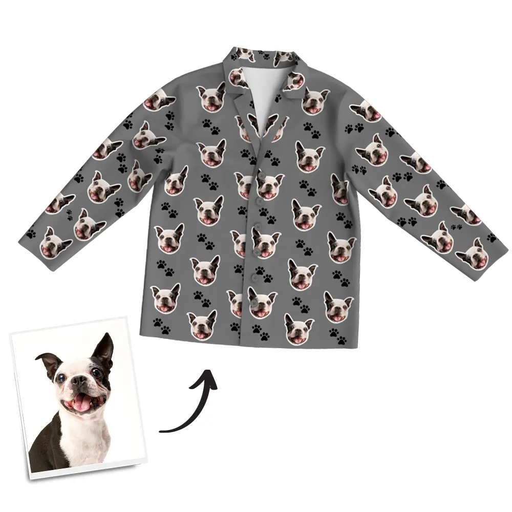 Custom Dog Photo Pajama Pants, Sleepwear, Nightwear