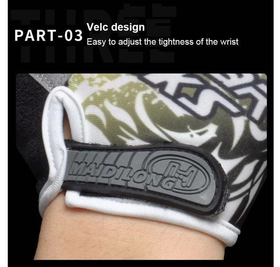 Cycling Gloves Breathable Sweat Comfortable Women Men Bicycle Gloves Anti-slip Shockproof Bicycle Motorcycle Gloves