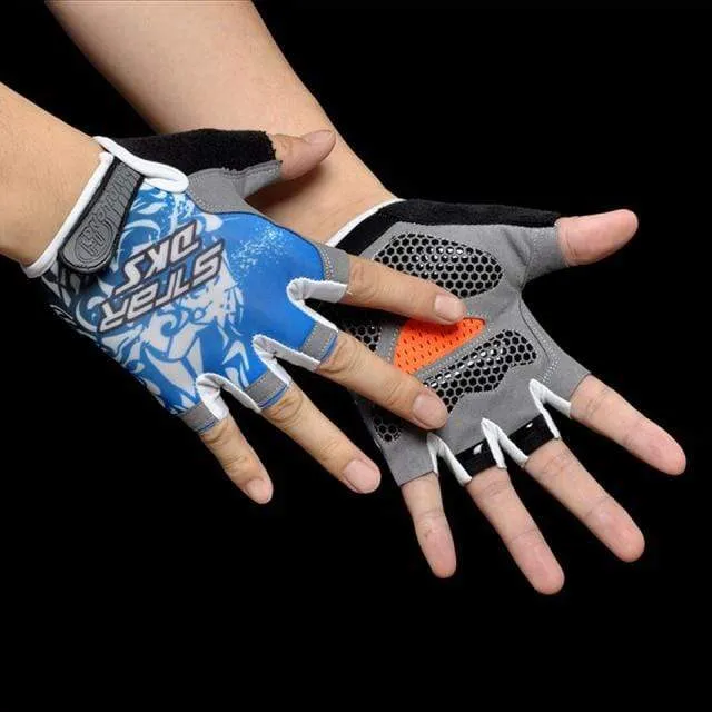 Cycling Gloves Breathable Sweat Comfortable Women Men Bicycle Gloves Anti-slip Shockproof Bicycle Motorcycle Gloves