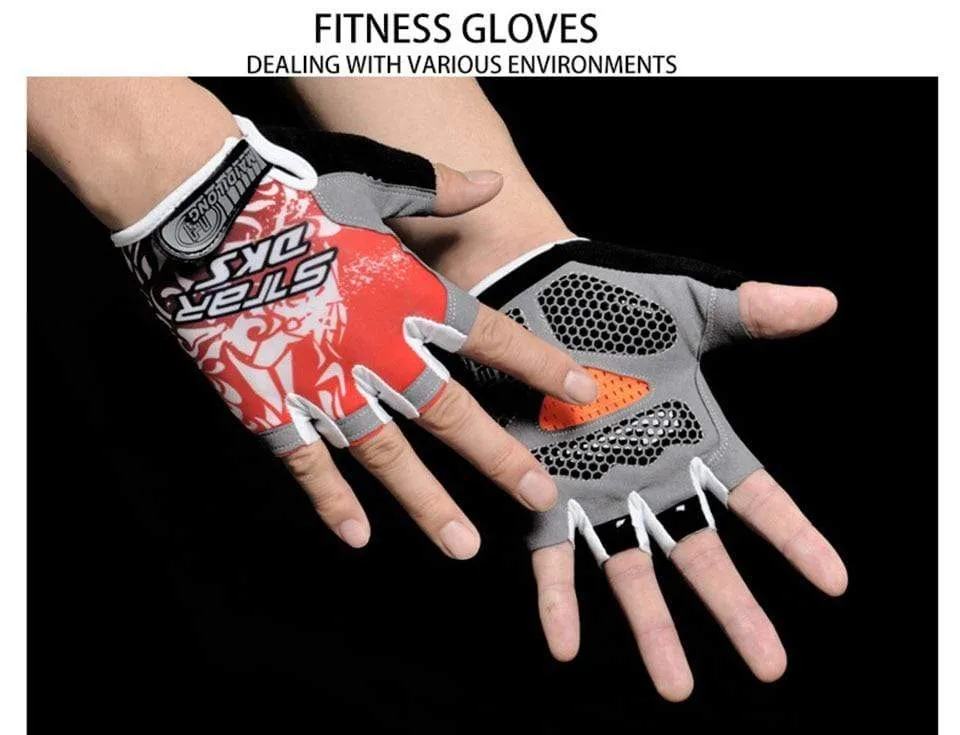 Cycling Gloves Breathable Sweat Comfortable Women Men Bicycle Gloves Anti-slip Shockproof Bicycle Motorcycle Gloves