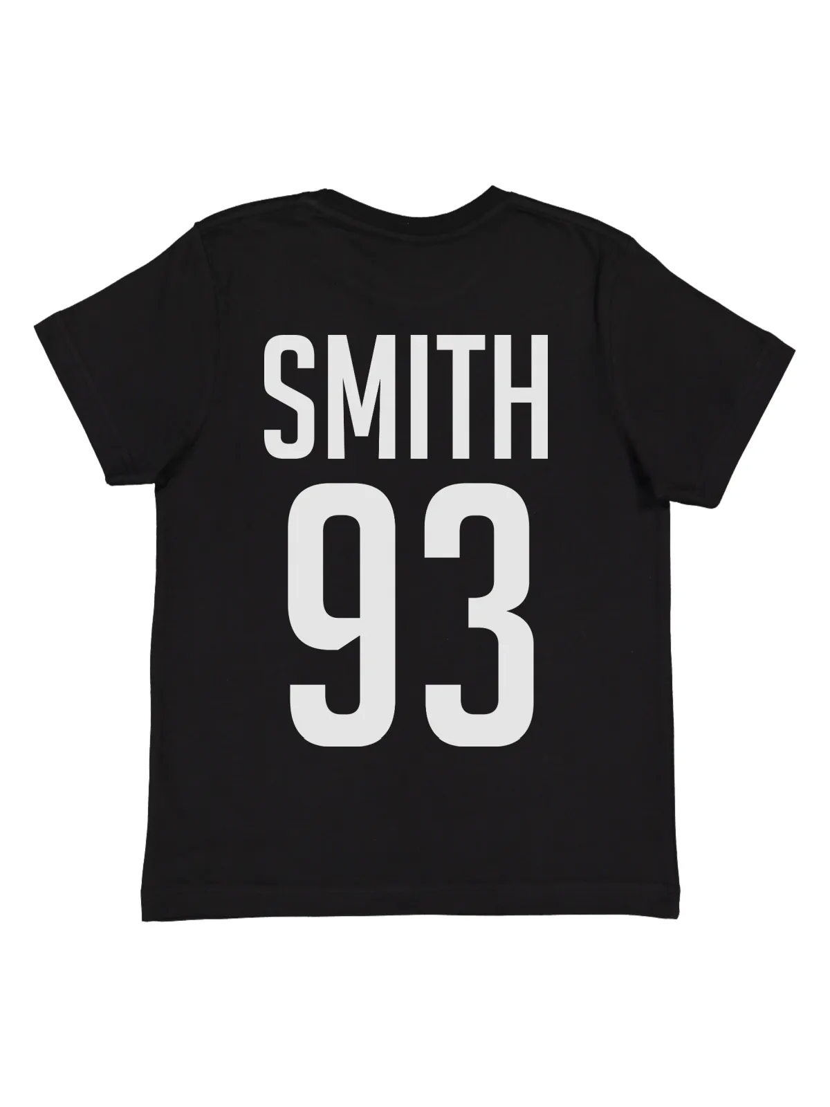 Daddy and Me Matching Personalized Jersey Shirts - Black