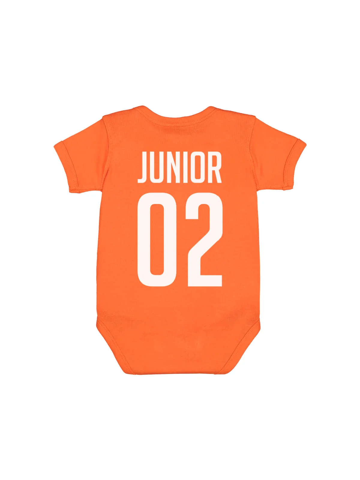 Daddy   Me Matching Jersey Shirts - Orange