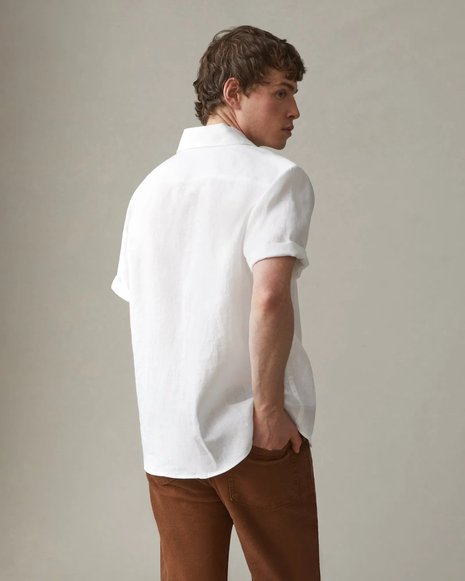 Easy Linen Shirt - White