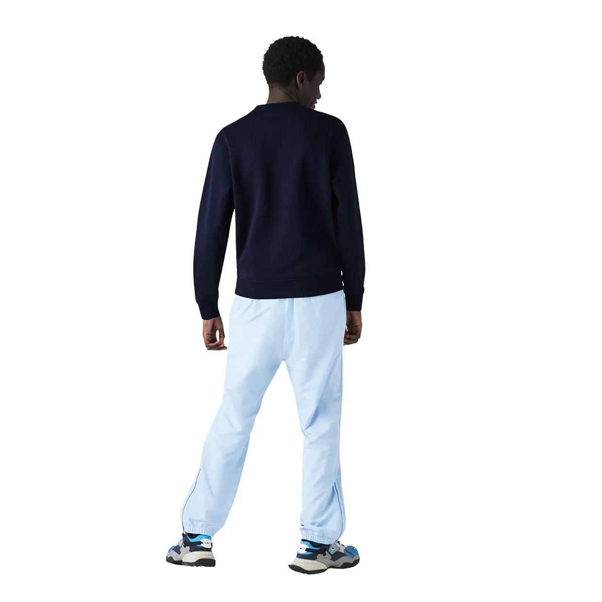 Felpa Girocollo Lacoste Sport Blu Navy