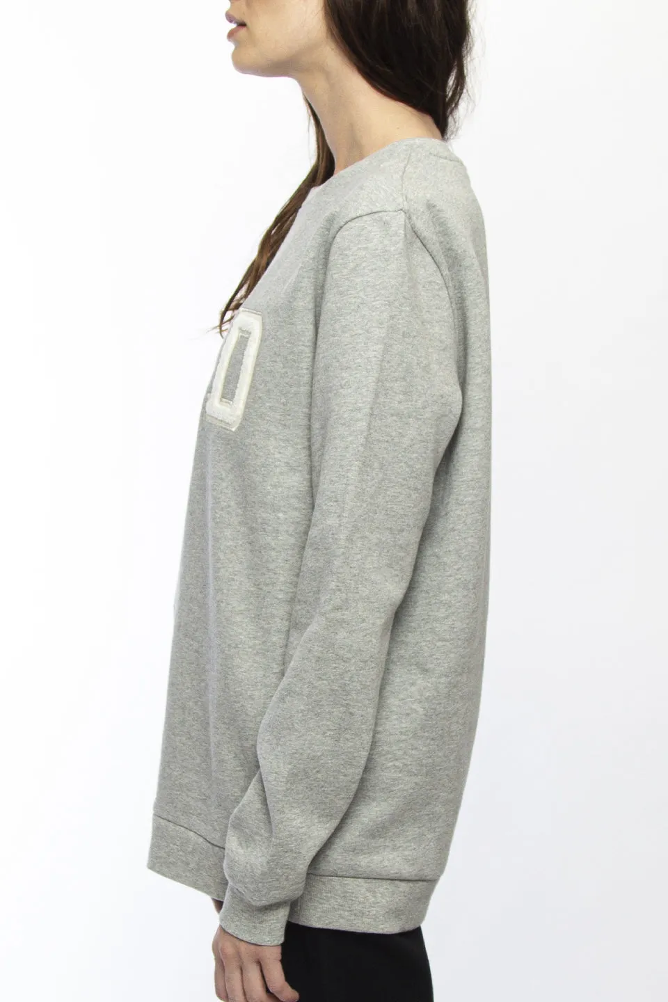 Flying Grey Marle Crew Sweat