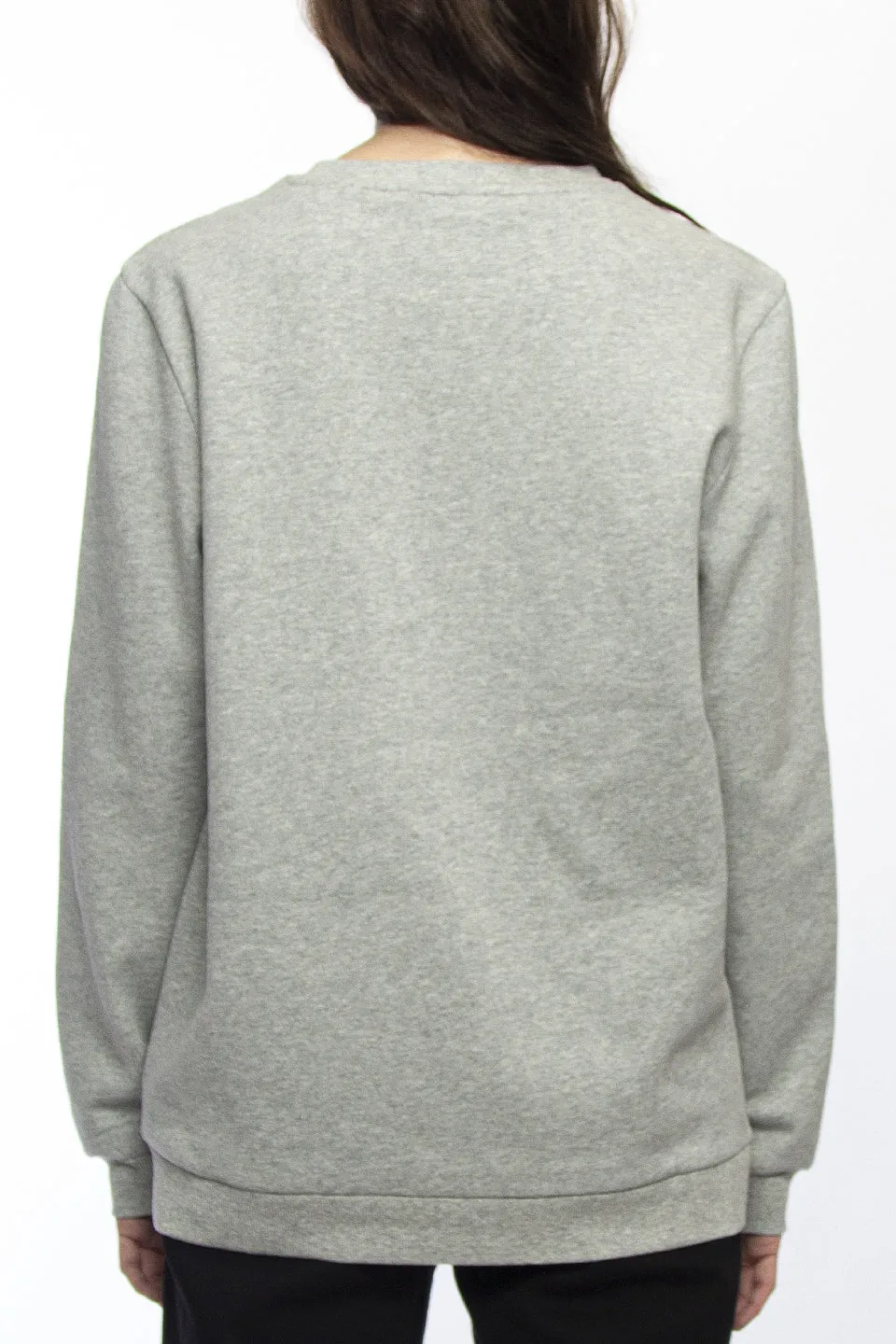 Flying Grey Marle Crew Sweat