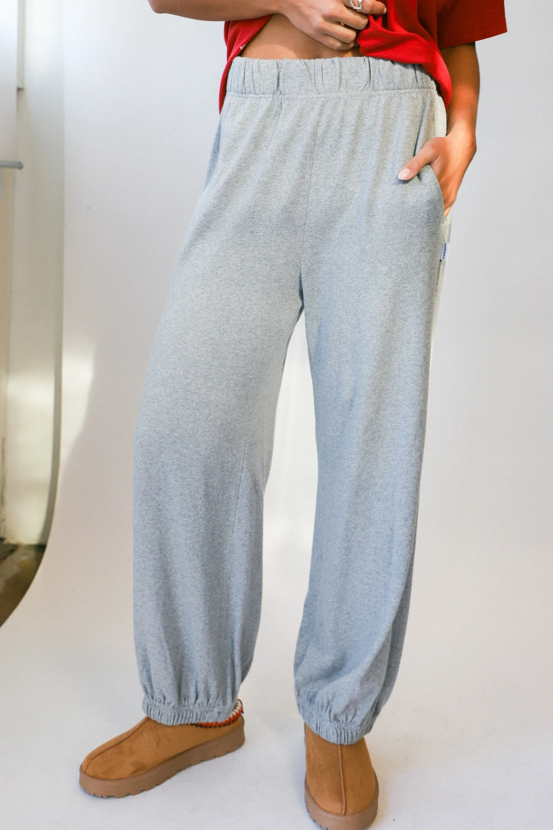 Heather Grey Balloon Pant