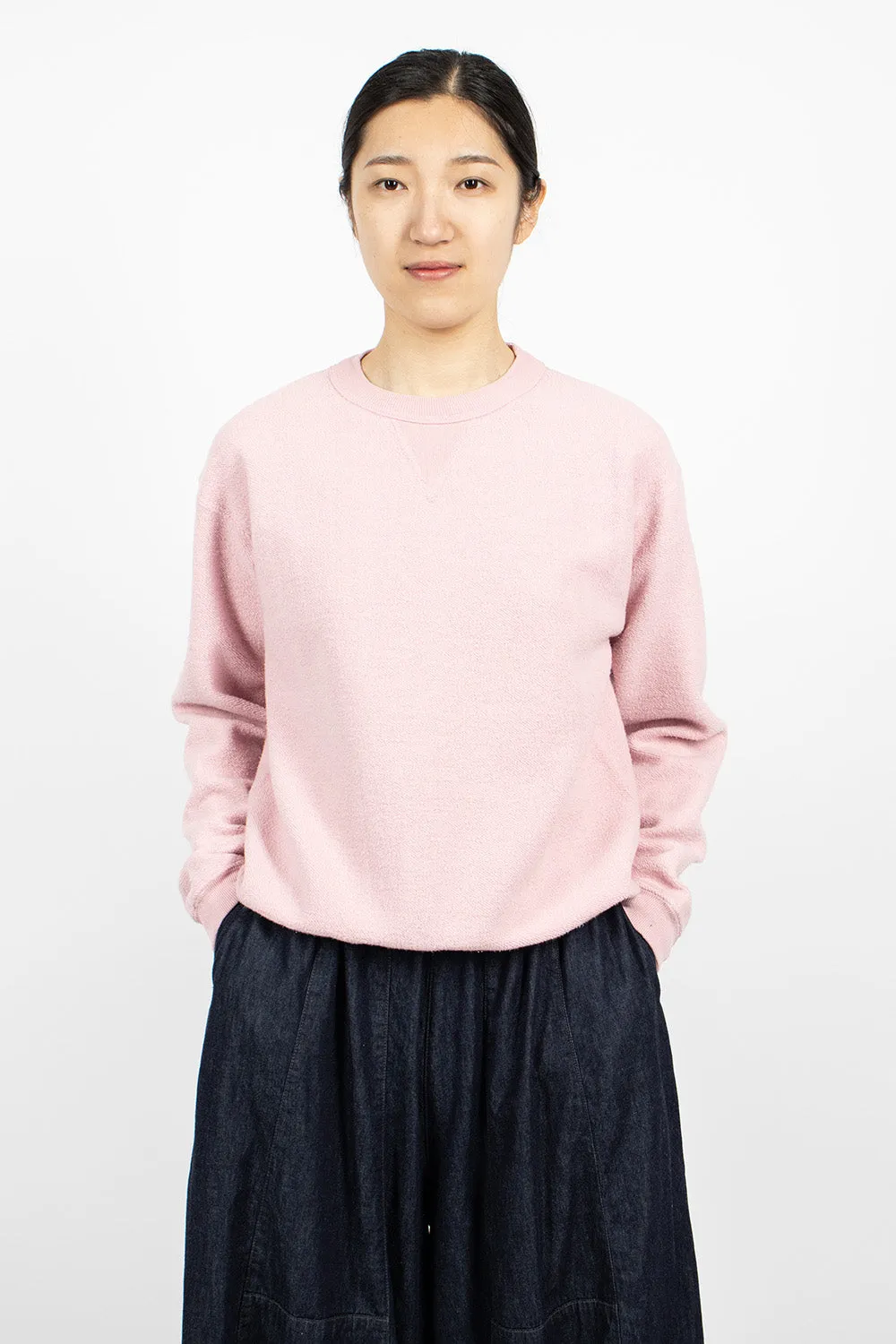 Hina Crew Neck Sweatshirt Bleached Mauve