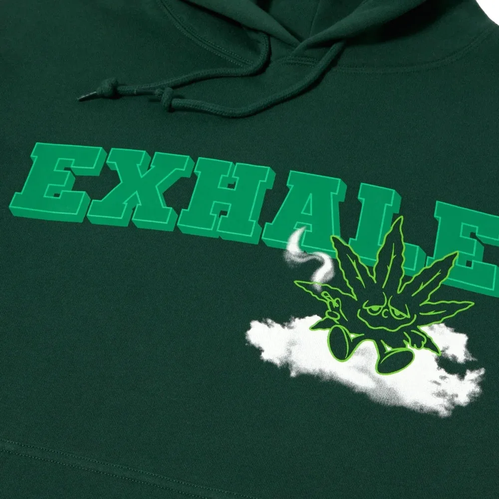 HUF EXHALE BUDDY P/O HOODIE-GREEN