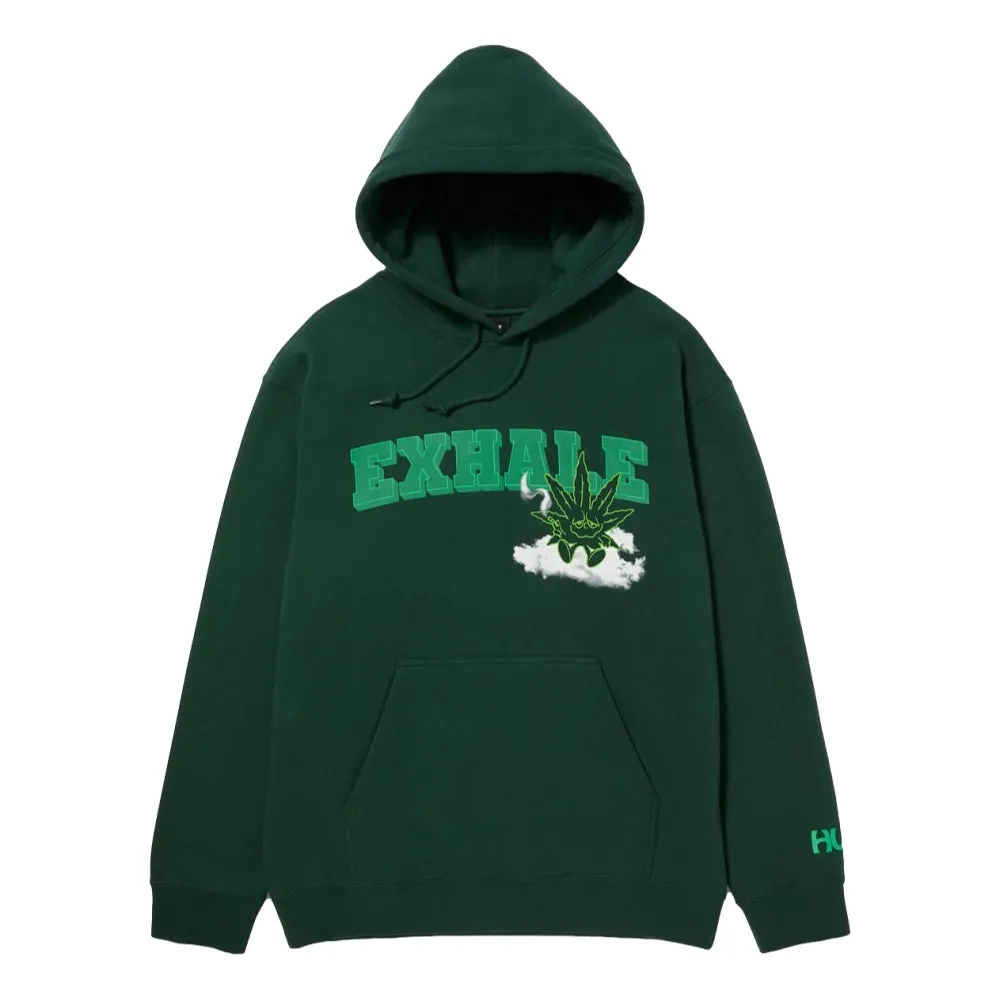 HUF EXHALE BUDDY P/O HOODIE-GREEN