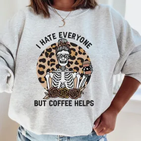 I Hate U But Love Coffee Sweater