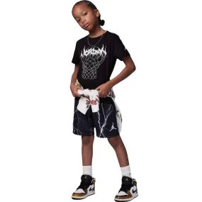 Jordan boy's set short sleeve t-shirt and shorts MJ Sport Mesh 85C996-023 black