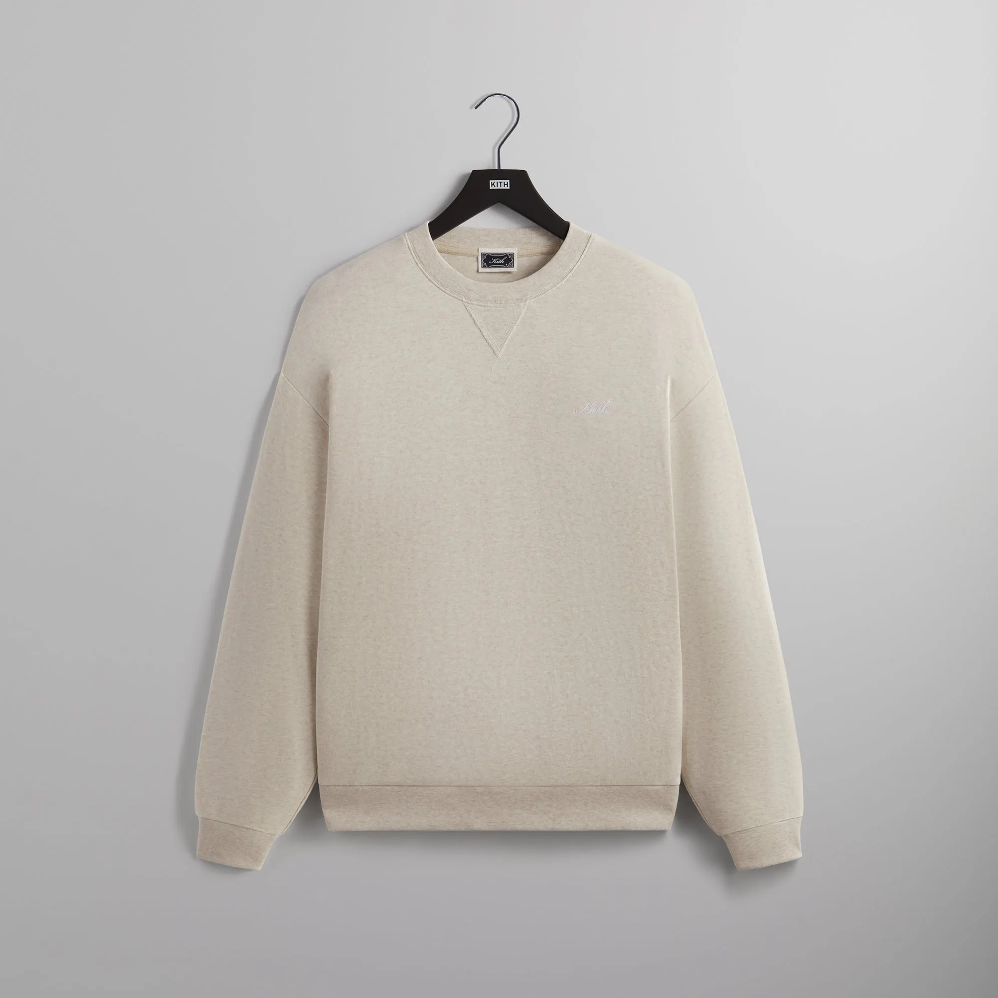 Kith Interlock Nelson Crewneck - Sandy Heather