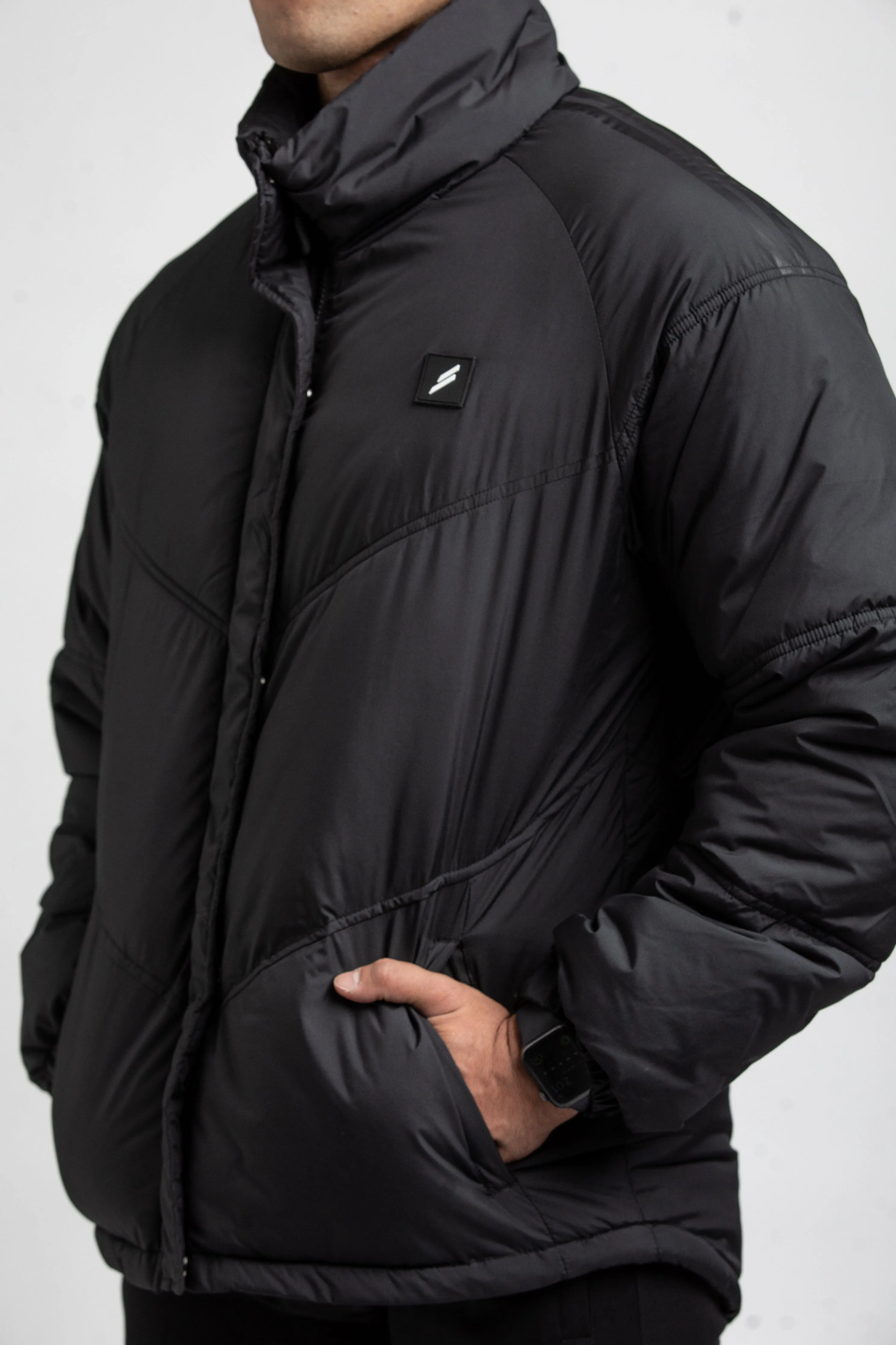 Men's Mark Puffer Jacket - Black