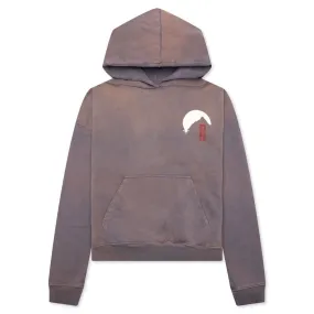 Moonlight Stamp Hoodie - Vintage Grey