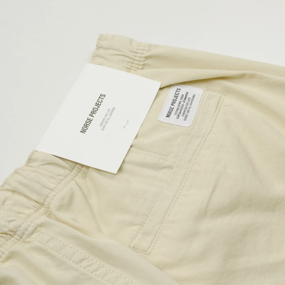 Norse Projects - Ezra Light Twill Shorts - Oatmeal