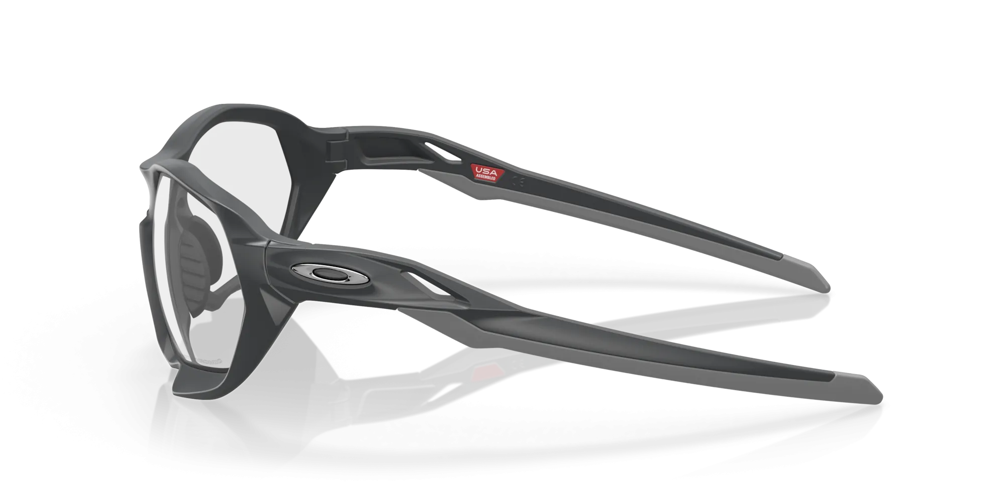 Oakley Plazma Clear To Black Iridium Photochromic Lenses Matte Carbon Frame