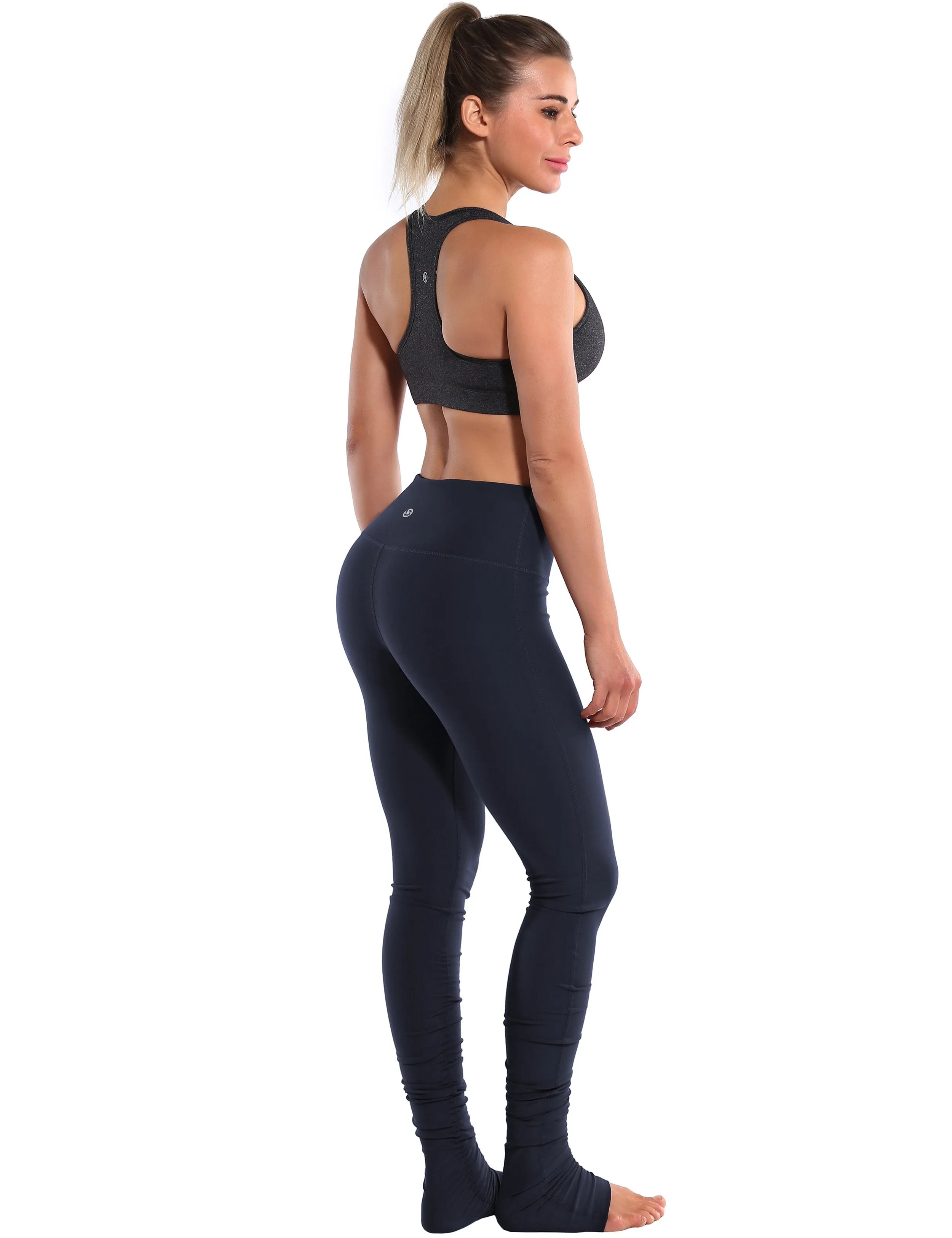 Over the Heel Yoga Pants darknavy ins