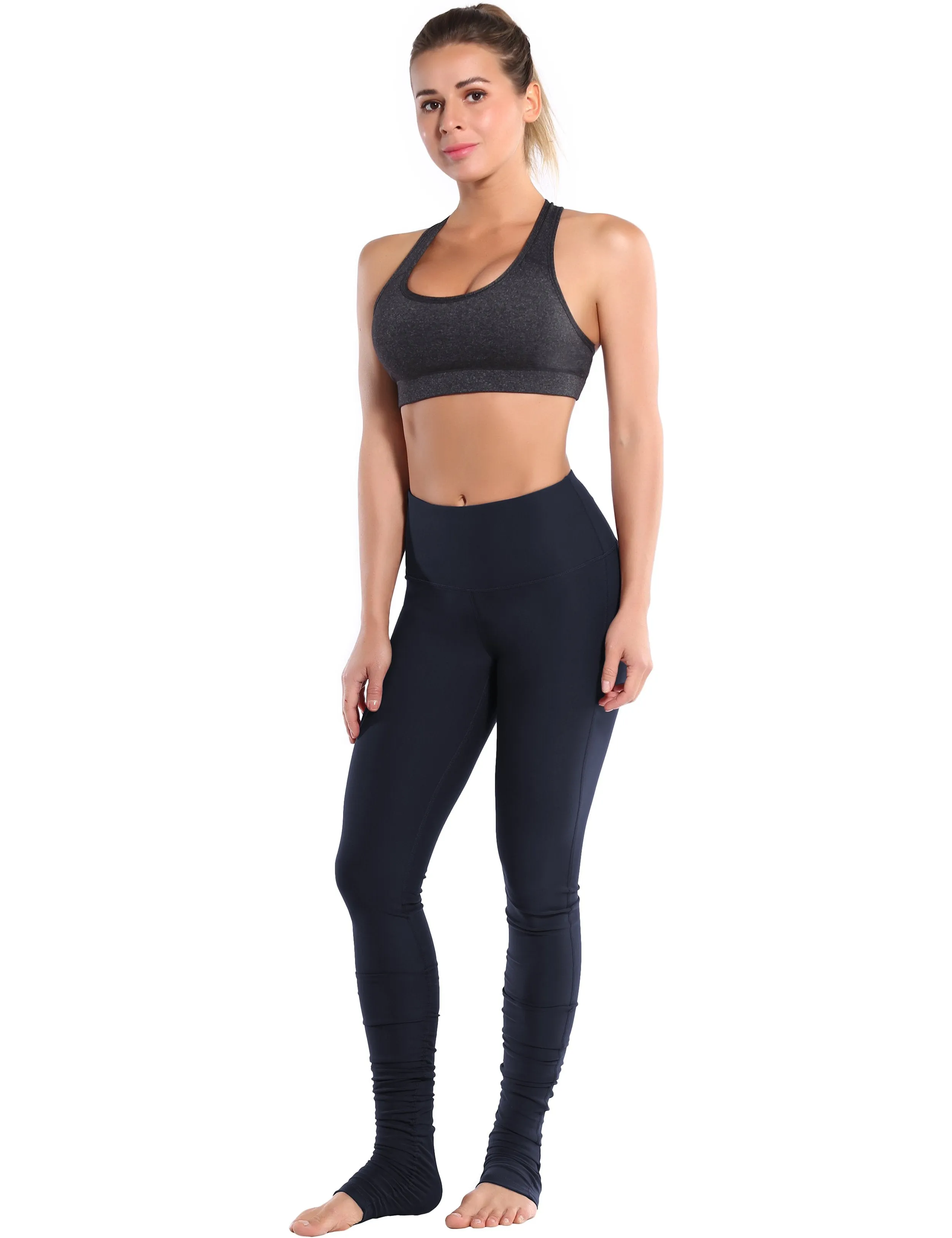 Over the Heel Yoga Pants darknavy ins