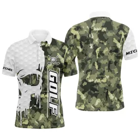 Polo de Golf Homme Femme, Cadeau Personnalisé Fan de Golf, Camouflage Golfeur - CT06072235