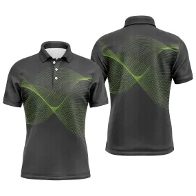 Polo à Séchage Rapide pour Fan de Golf, Golfeur, Golfeuse, Vêtement de Sport Homme Femme, Polo d'té Couleur Noir - CTS13052208-234