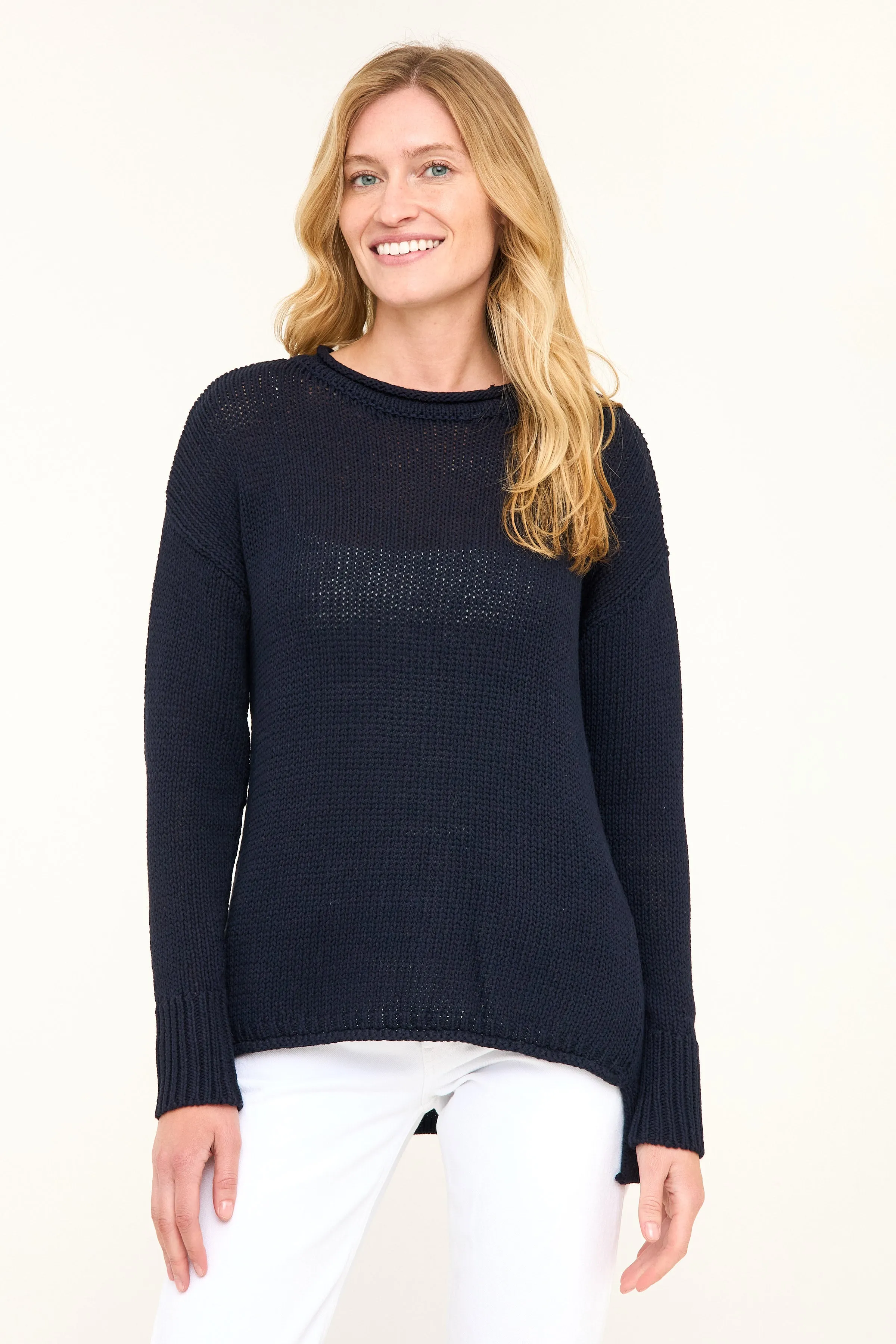 Relaxed Crew Sweater - Night Sky