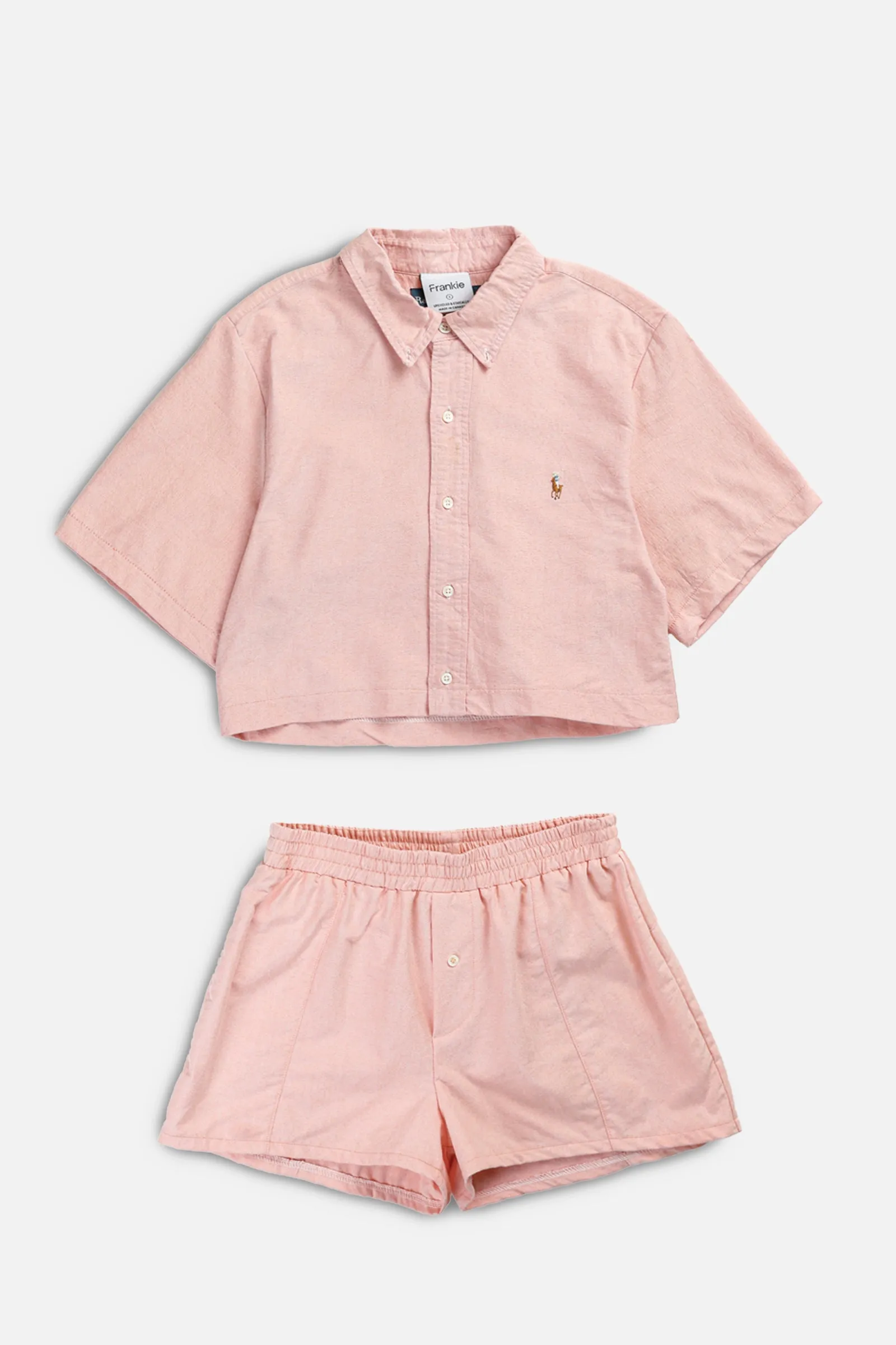 Rework Oxford Shorts Set - S