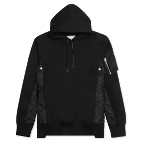 Sponge Sweat x MA-1 Hoodie - Black/Black