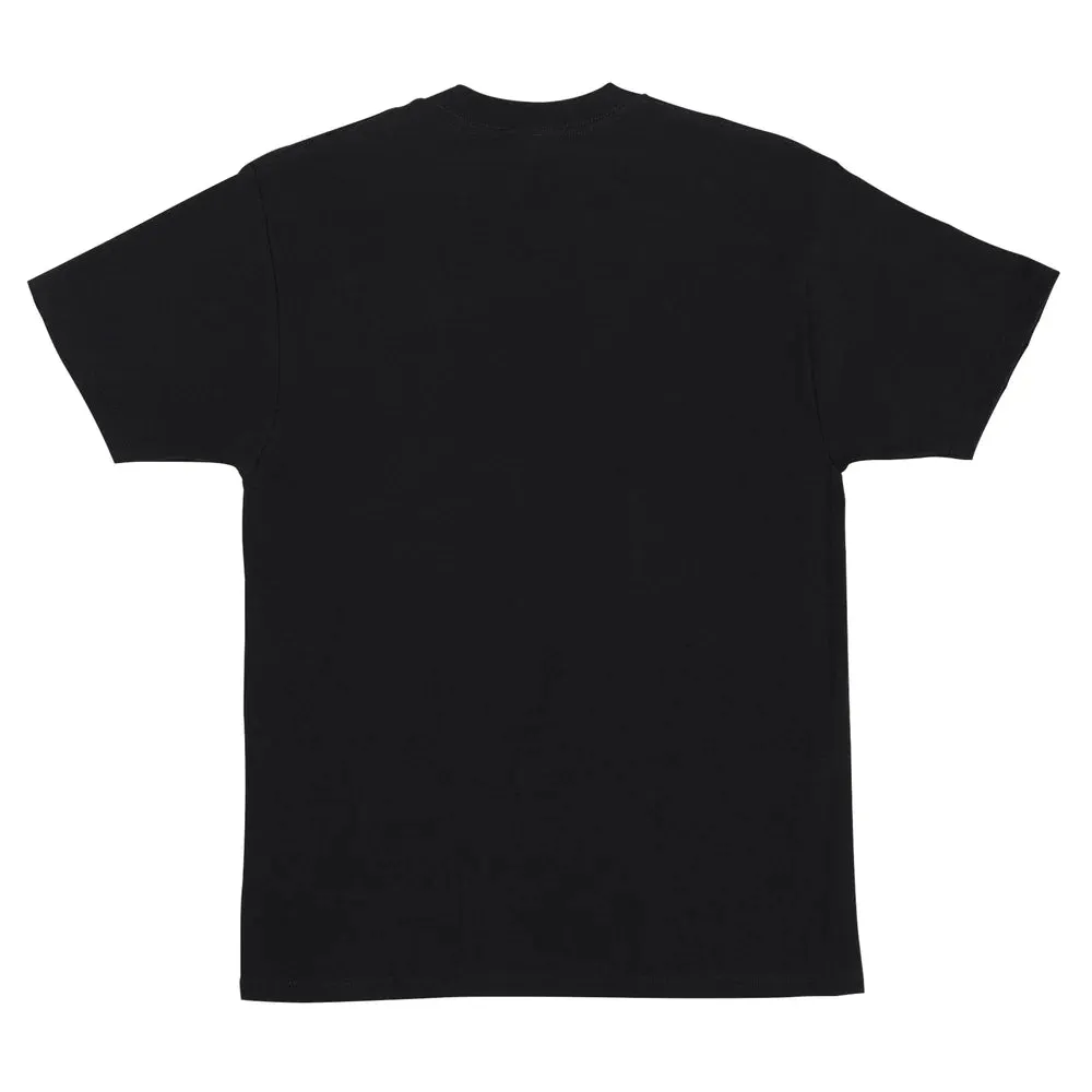 T-SHIRT SANTA CRUZ X THRASHER SCREAMING LOGO SS BLACK