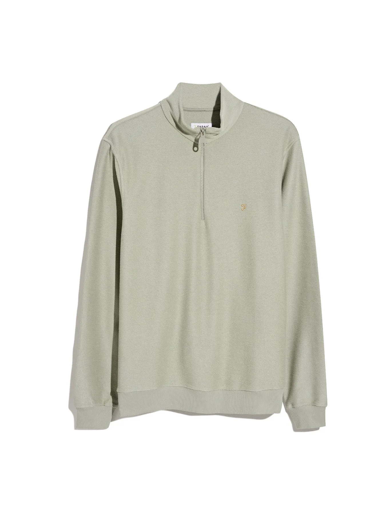 Weah Organic Cotton Half Zip Sweatshirt In Balsam