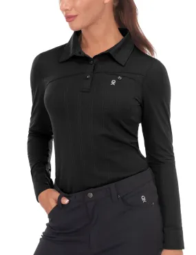 Women's Ultra-Elastic UPF50  Golf Polo Shirts