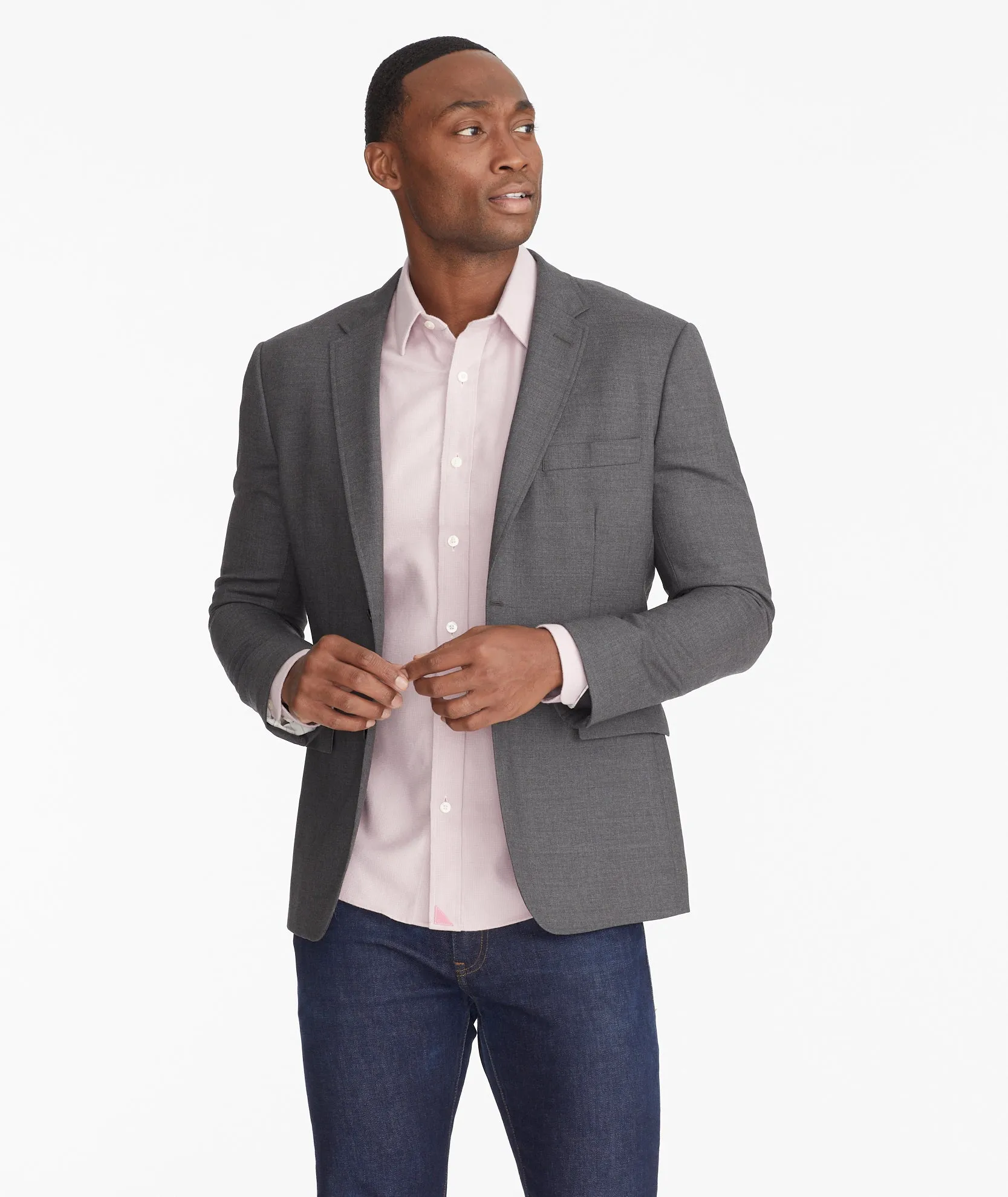 Wrinkle-Resistant Palazzo Sport Coat